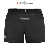 PRESSIO - Women - Elite 3" Short - Black Silver
